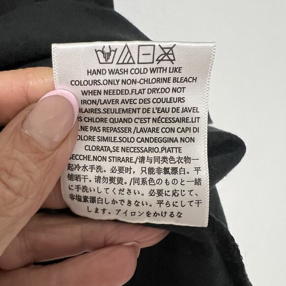 Fear Of God Essentials Men T-Shirt Black Size M Stretch Short Sleeve Cotton - Picture 6 of 9